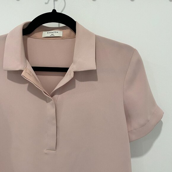 Babaton XXS Cropped Collared Top - Picture 2 of 2
